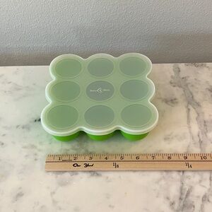 Baby Bliss Green Silicone Freezer Tray 2 oz